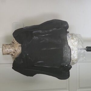 Black open shouldered top